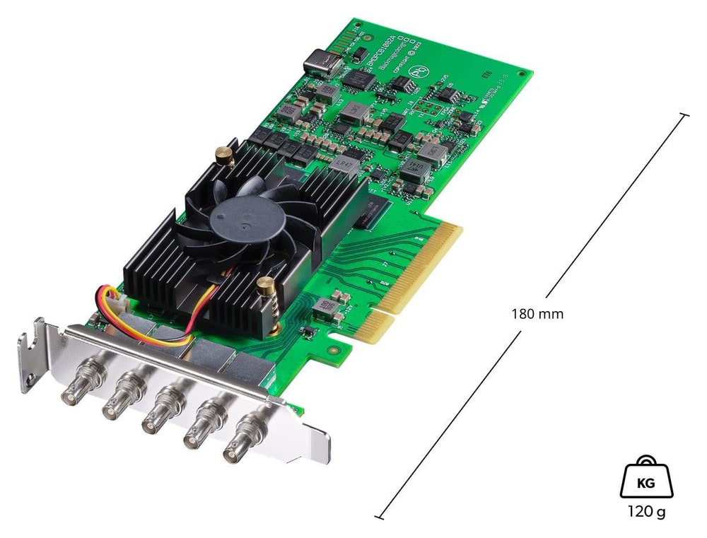 DeckLink 8K Pro Mini – Alacsony profilú PCIe x8 kártya