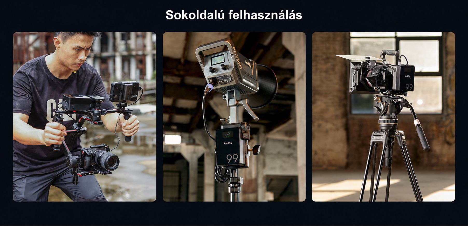 SmallRig VB99 Pro lokalizált termékinfografika 7/10