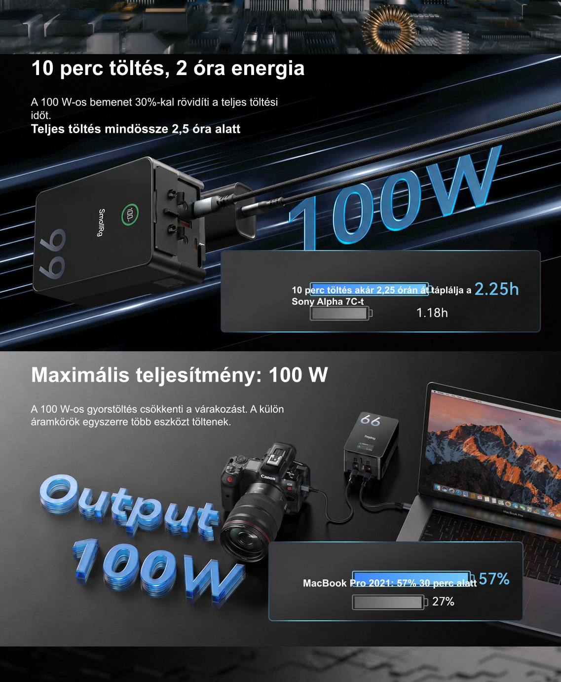 SmallRig VB99 Pro lokalizált termékinfografika 2/10