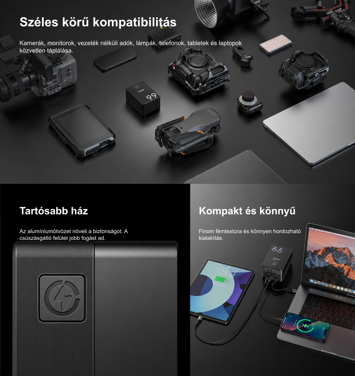 SmallRig VB99 Pro lokalizált termékinfografika 5/10