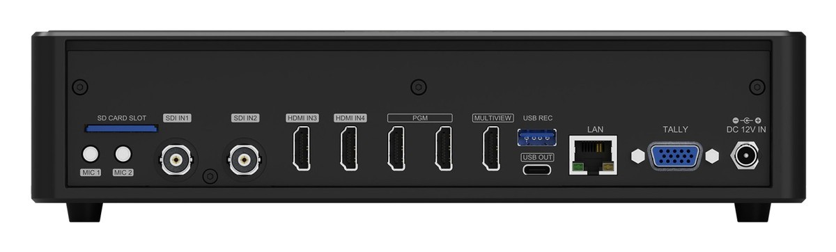 AVMATRIX Shark S4 Plus – Csatlakozók a hátlapon