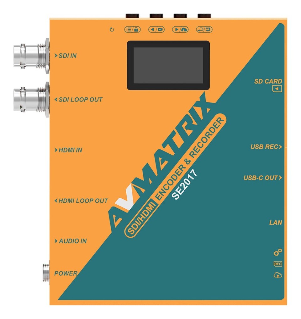 AVMATRIX SE2017 – Előlap kijelzővel