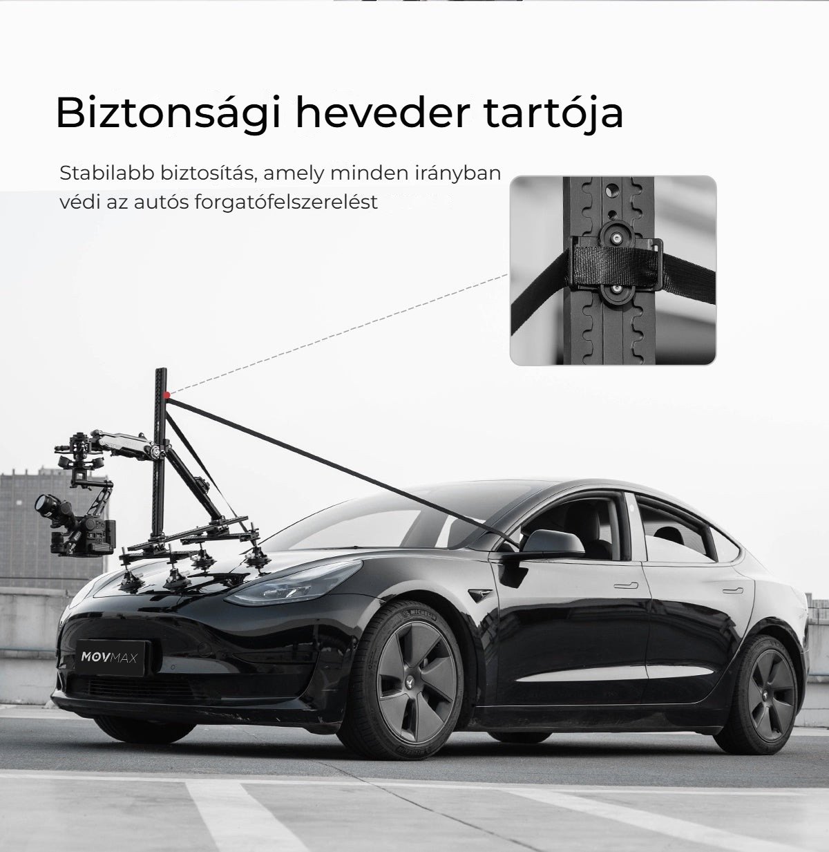 Biztonsági heveder tartója