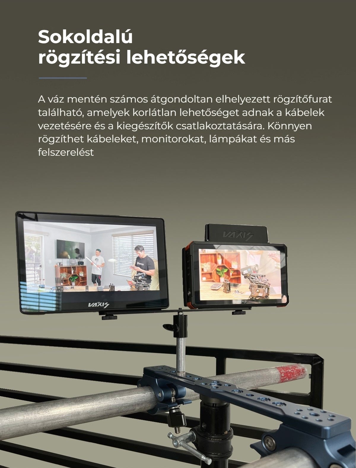 Sokoldalú rögzítés