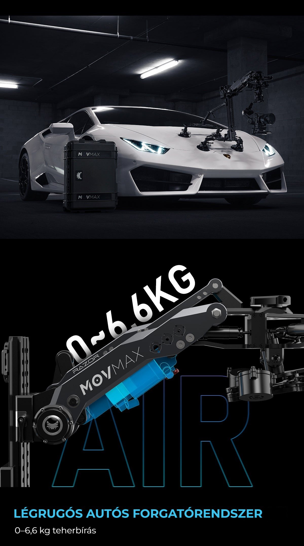 0–6,6 kg teherbírás