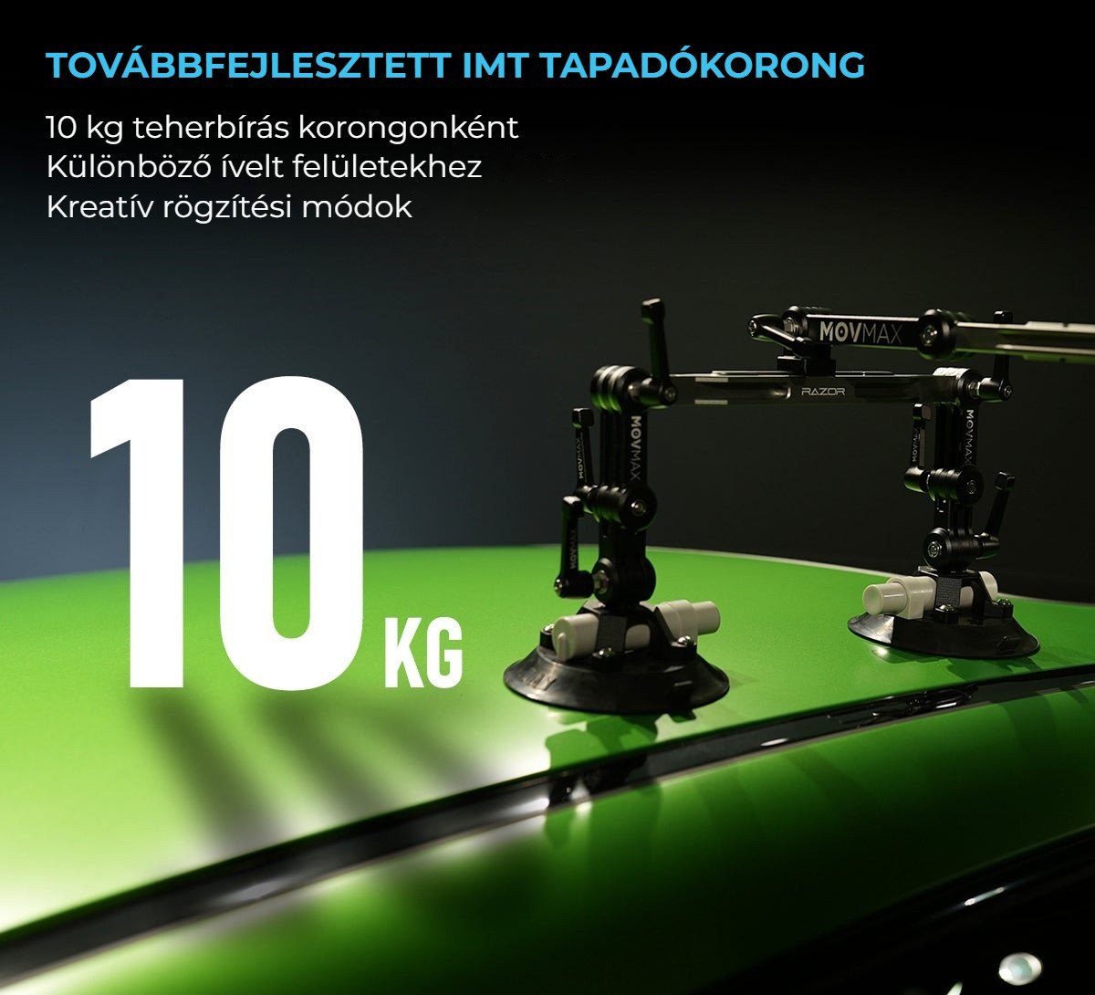 Továbbfejlesztett IMT tapadókorong