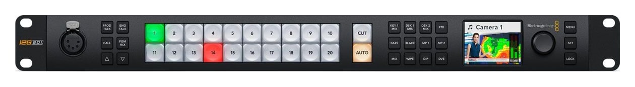 ATEM 2 M/E Constellation 4K – Kezelőpanel közvetlenül az előlapon
