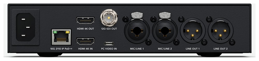 Blackmagic 2110 IP Presentation Converter – HDMI, USB-C, XLR és 10G Ethernet egy helyen