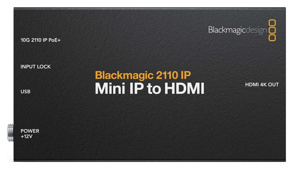 Blackmagic 2110 IP Mini IP to HDMI – Egyszerű kimenet az IP infrastruktúrából