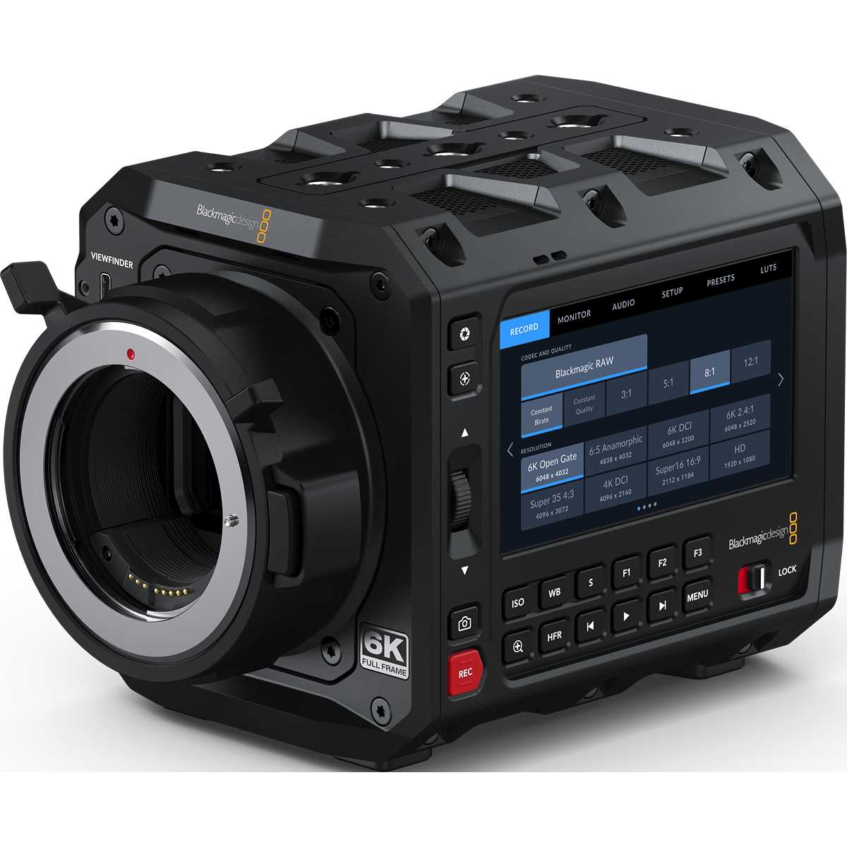 Blackmagic PYXIS 6K EF zárható EF bajonettel