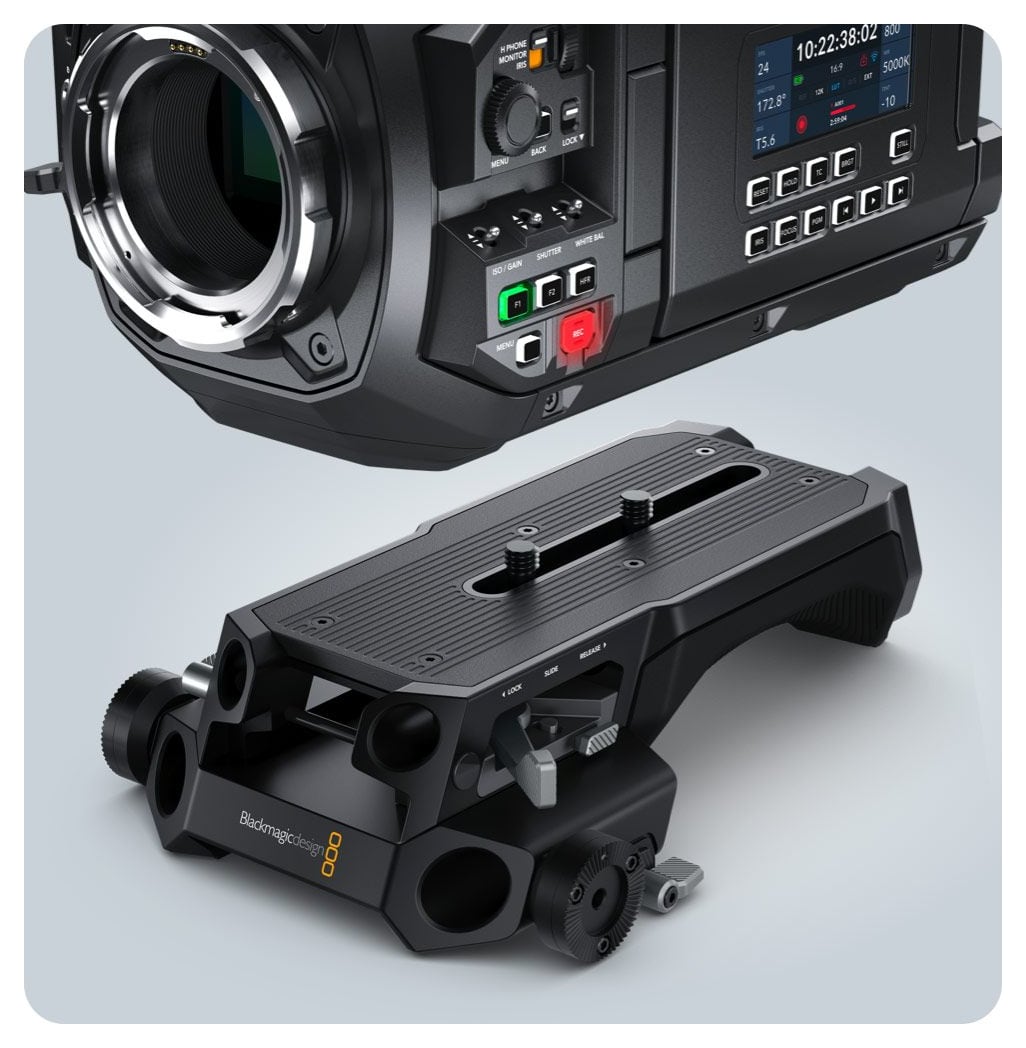 Blackmagic URSA Cine Baseplate 19 – A kamera gyors felhelyezése