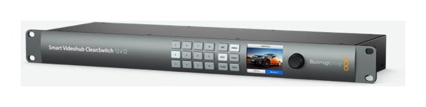 Blackmagic Smart Videohub CleanSwitch 12x12 – Vezérlés közvetlenül az előlapról