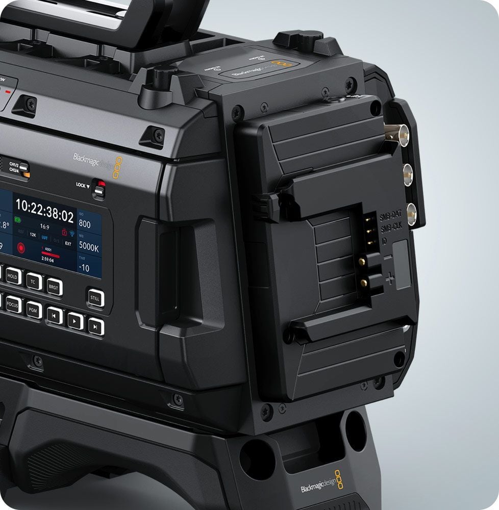 Blackmagic Design URSA Cine Battery Plate B Mount – Akkumulátorlap a kamera hátoldalán