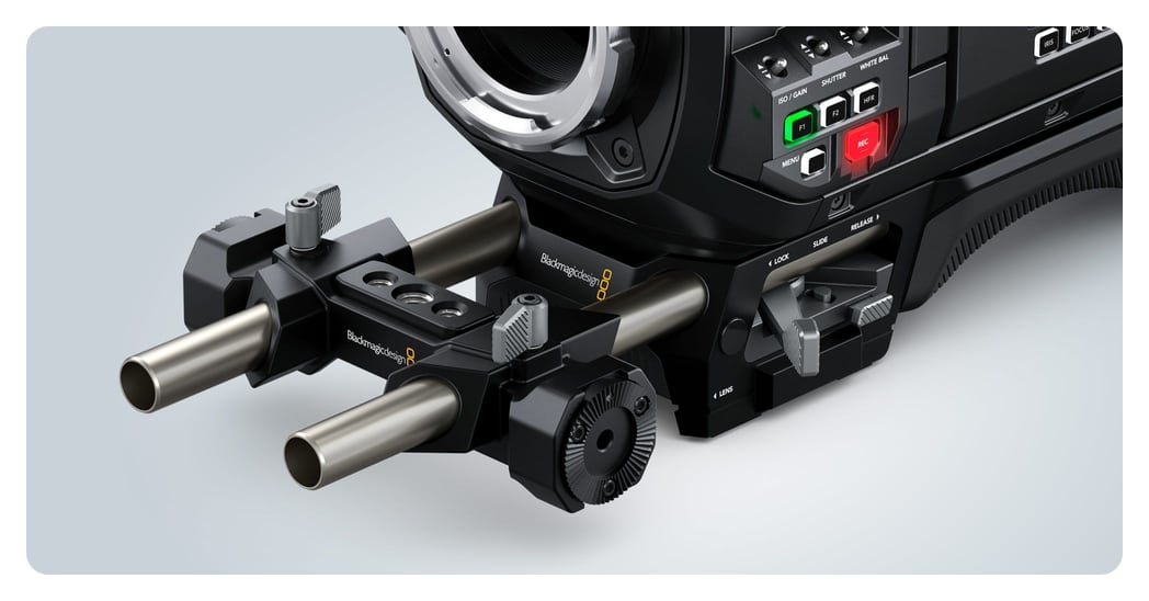 Blackmagic URSA Cine Rosette – Rozetta a kamera rúdjain