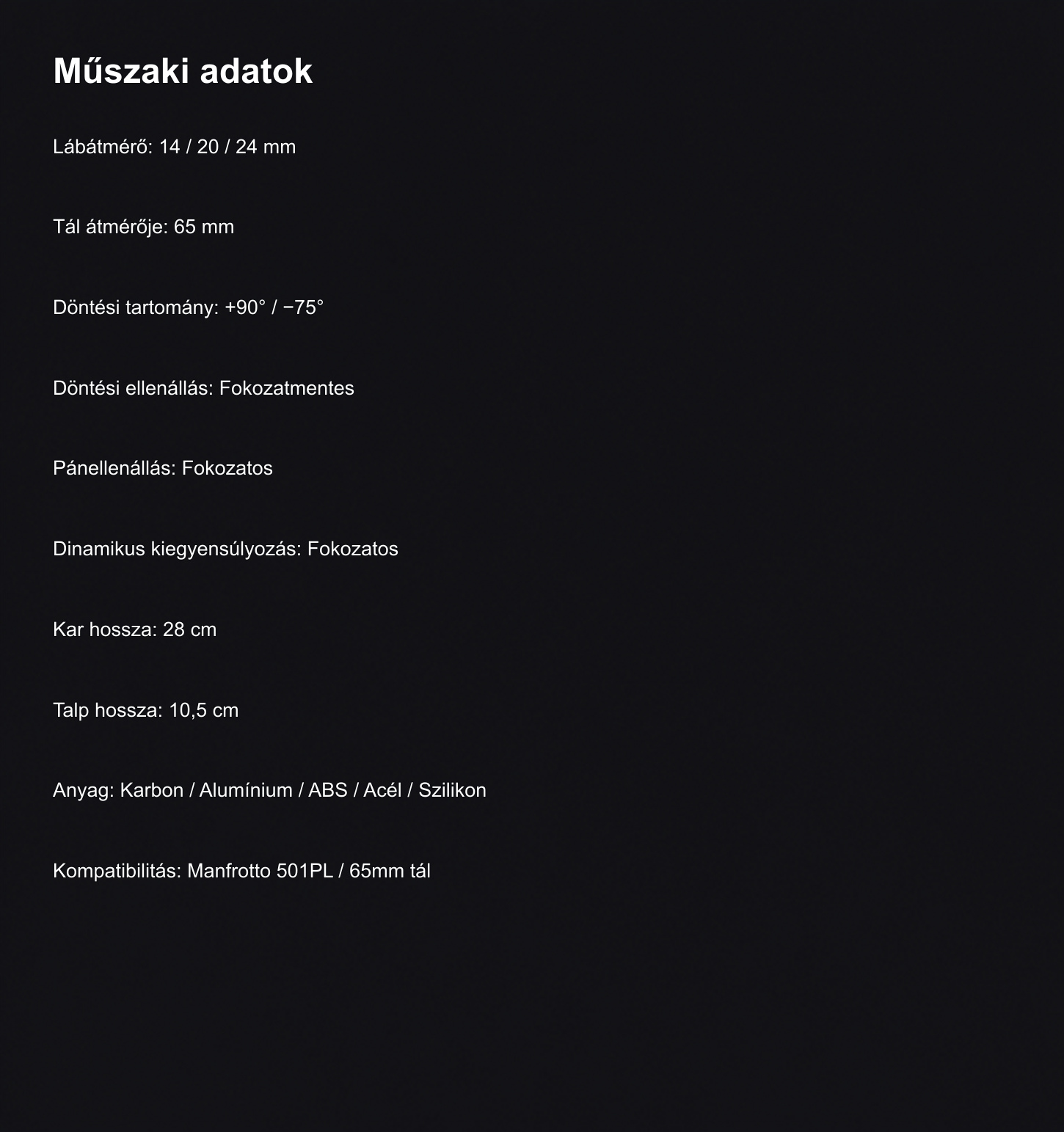 SmallRig AD-50 Lite 4684 – magyar infografika – 12/12