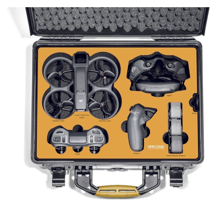HPRC 2500 – Egyedi habbetét: DJI Avata 2