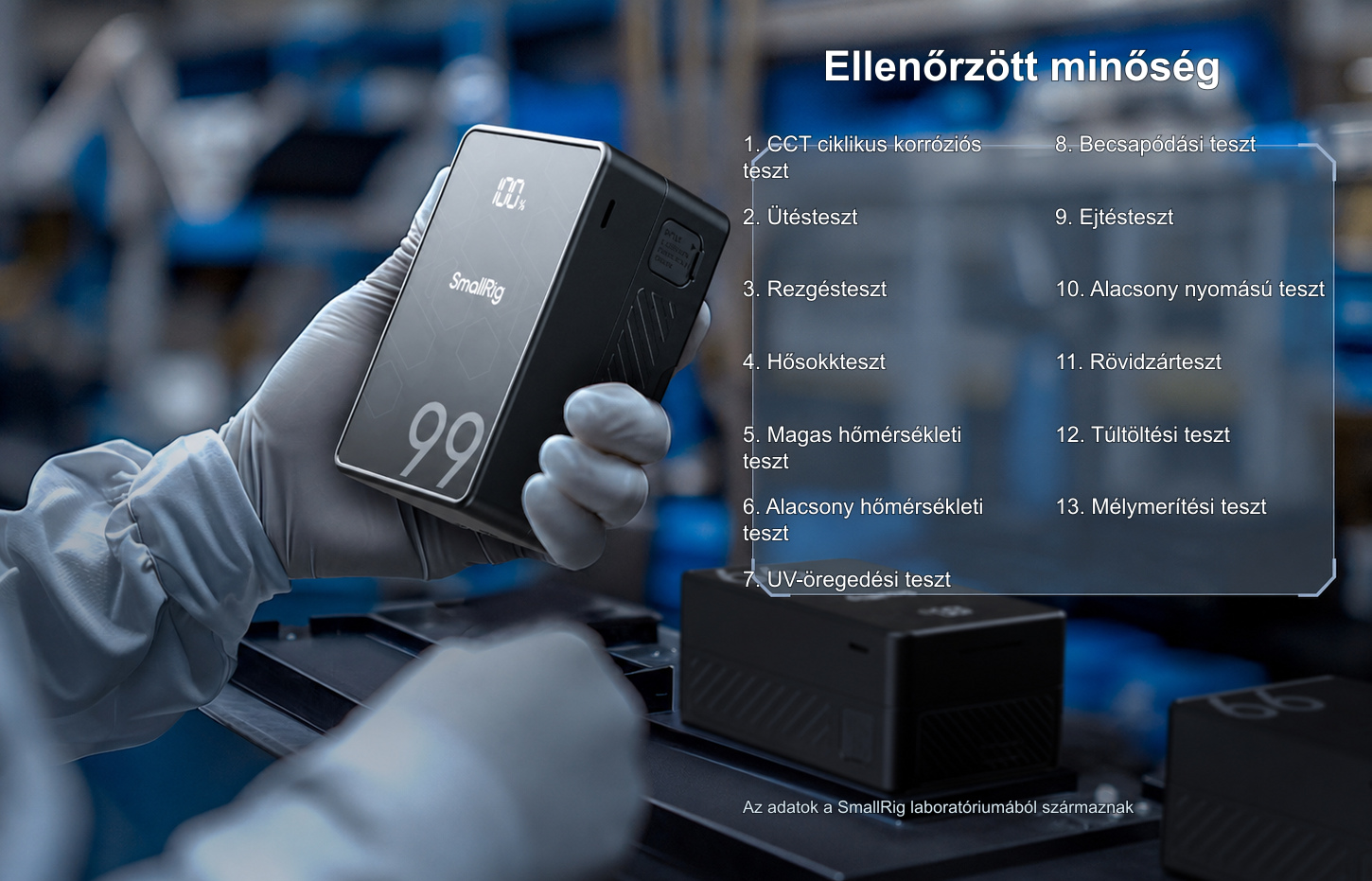 SmallRig VB99 SE lokalizált termékinfografika 6/11