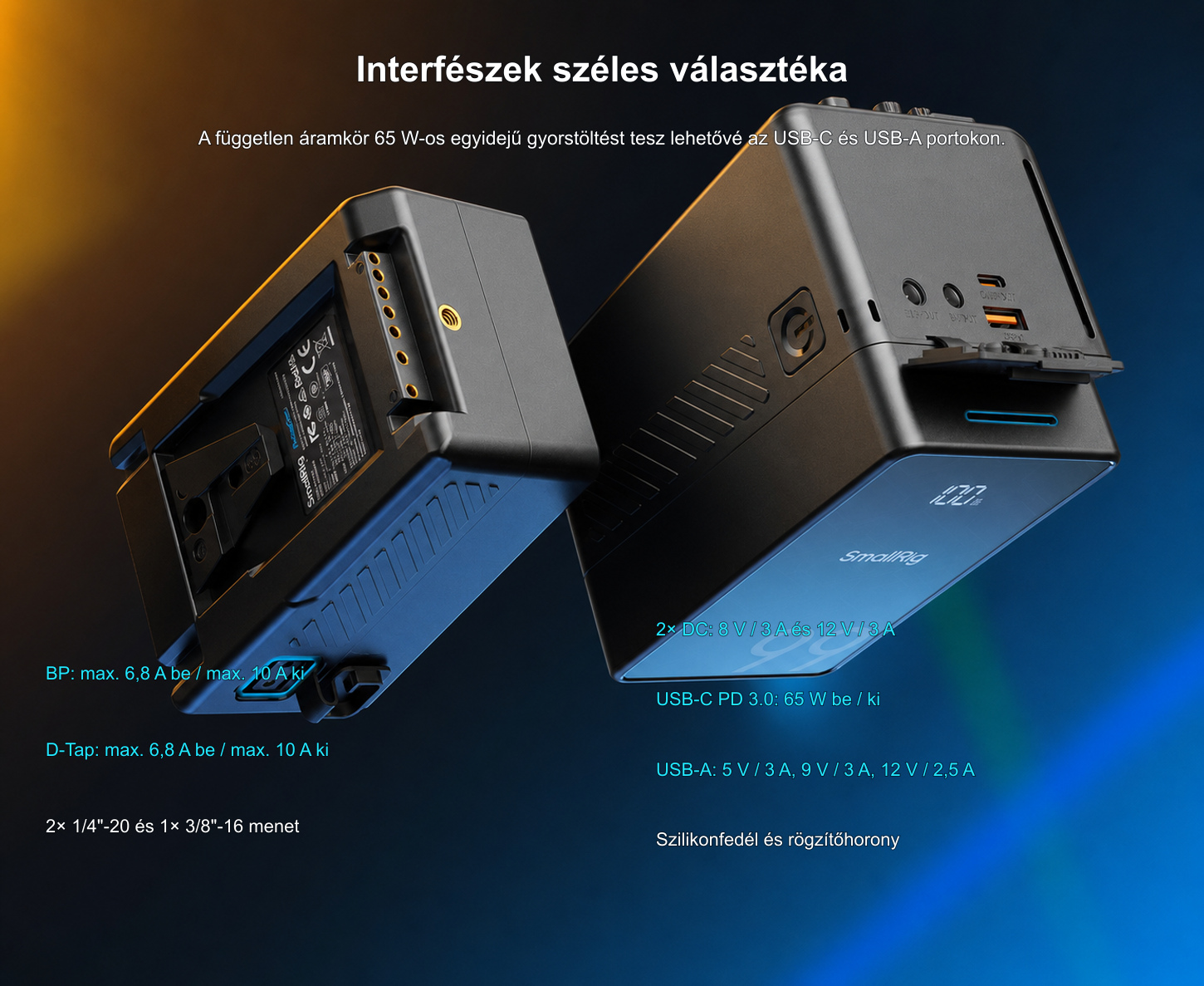 SmallRig VB99 SE lokalizált termékinfografika 7/11