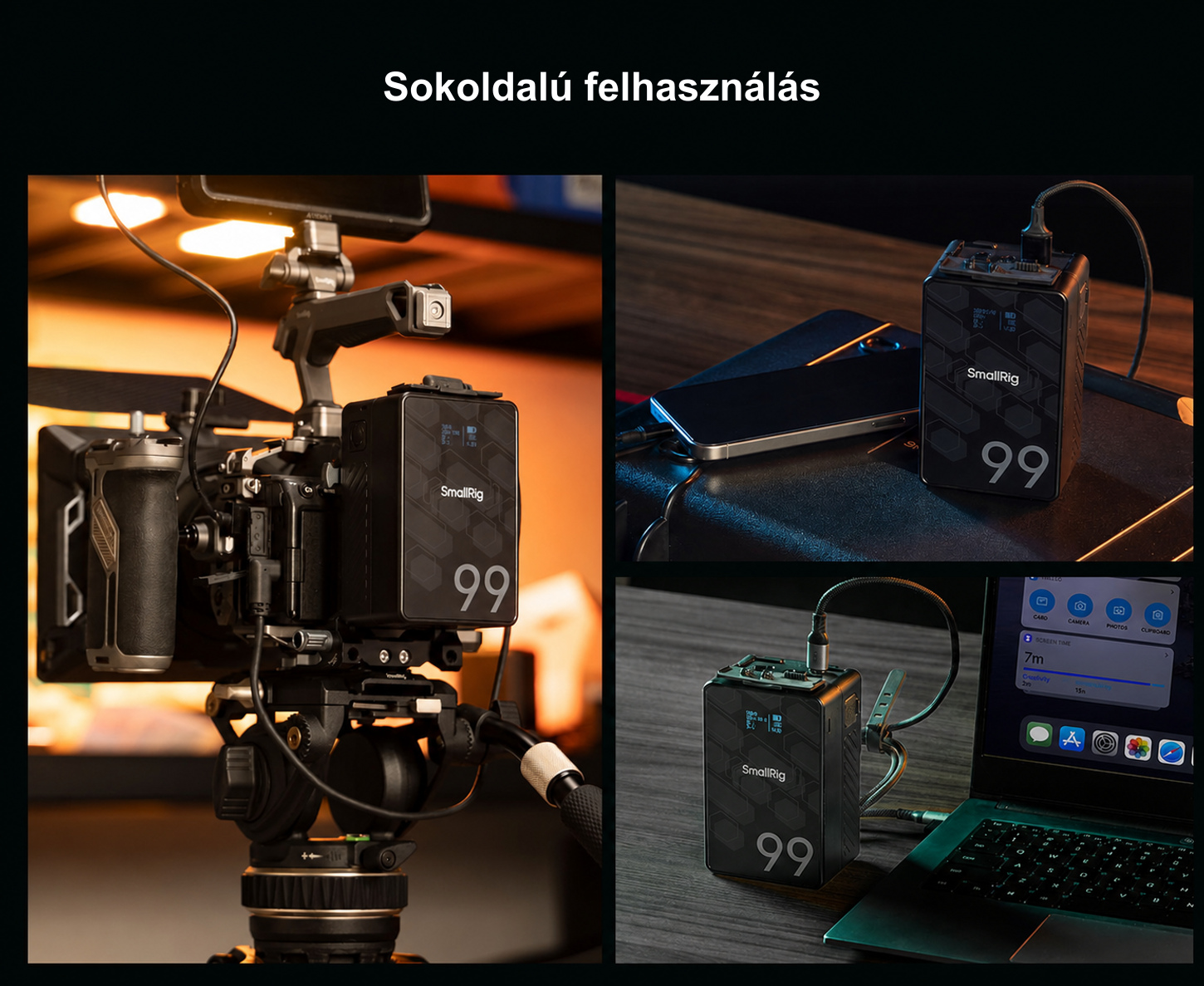 SmallRig VB99 SE lokalizált termékinfografika 11/11