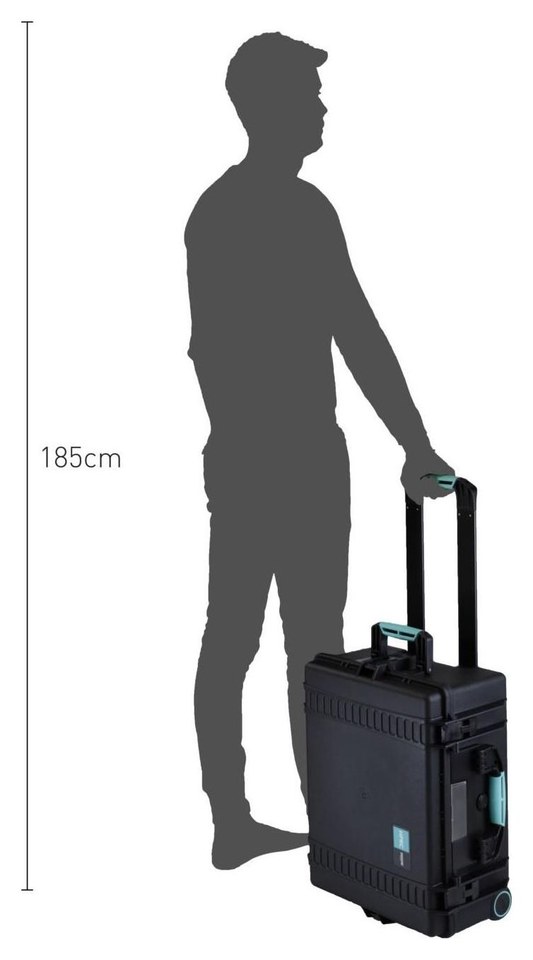 HPRC 2600W koffer előre vágott habbal – Méret a gyakorlatban