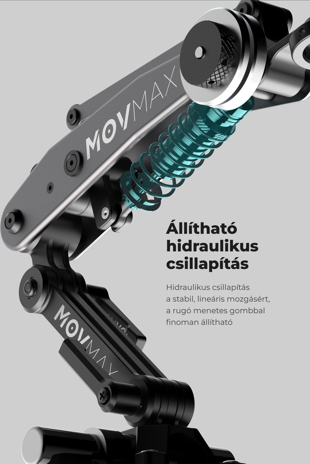 Állítható hidraulikus csillapítás