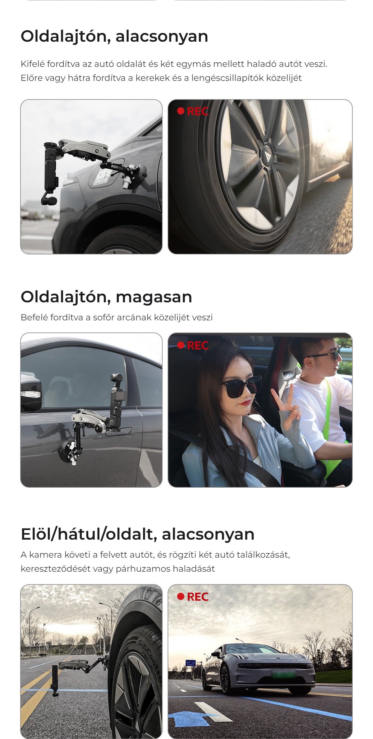 Rögzítés oldalt