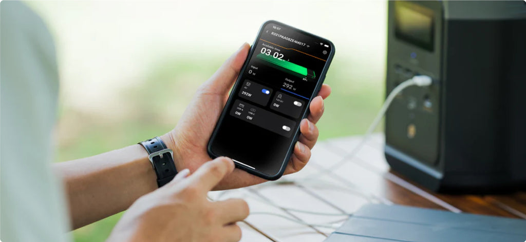 Mobiln&iacute; aplikace EcoFlow.