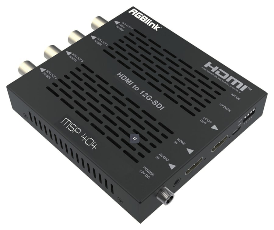 HDMI-ből 12G-SDI vagy 4× 3G-SDI