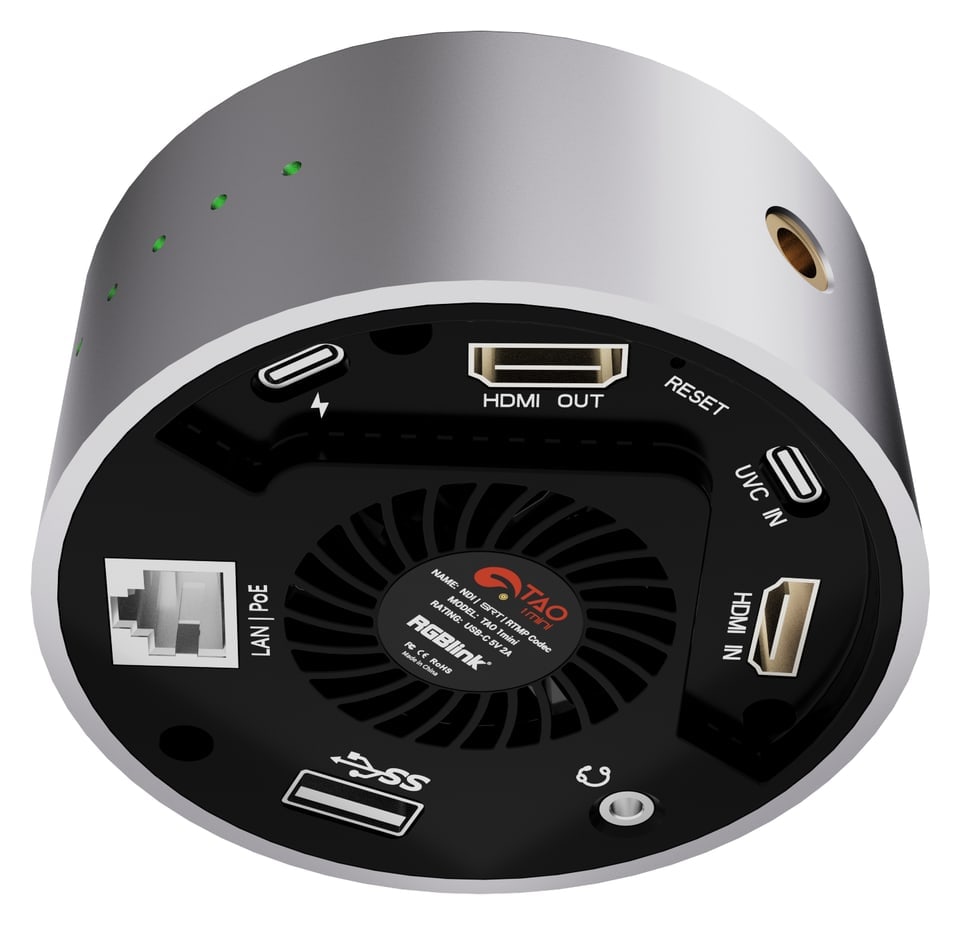 PoE vagy USB-C tápellátás, kamerára szerelhető
