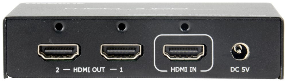 Egy HDMI 2.0 bemenet, két kimenet