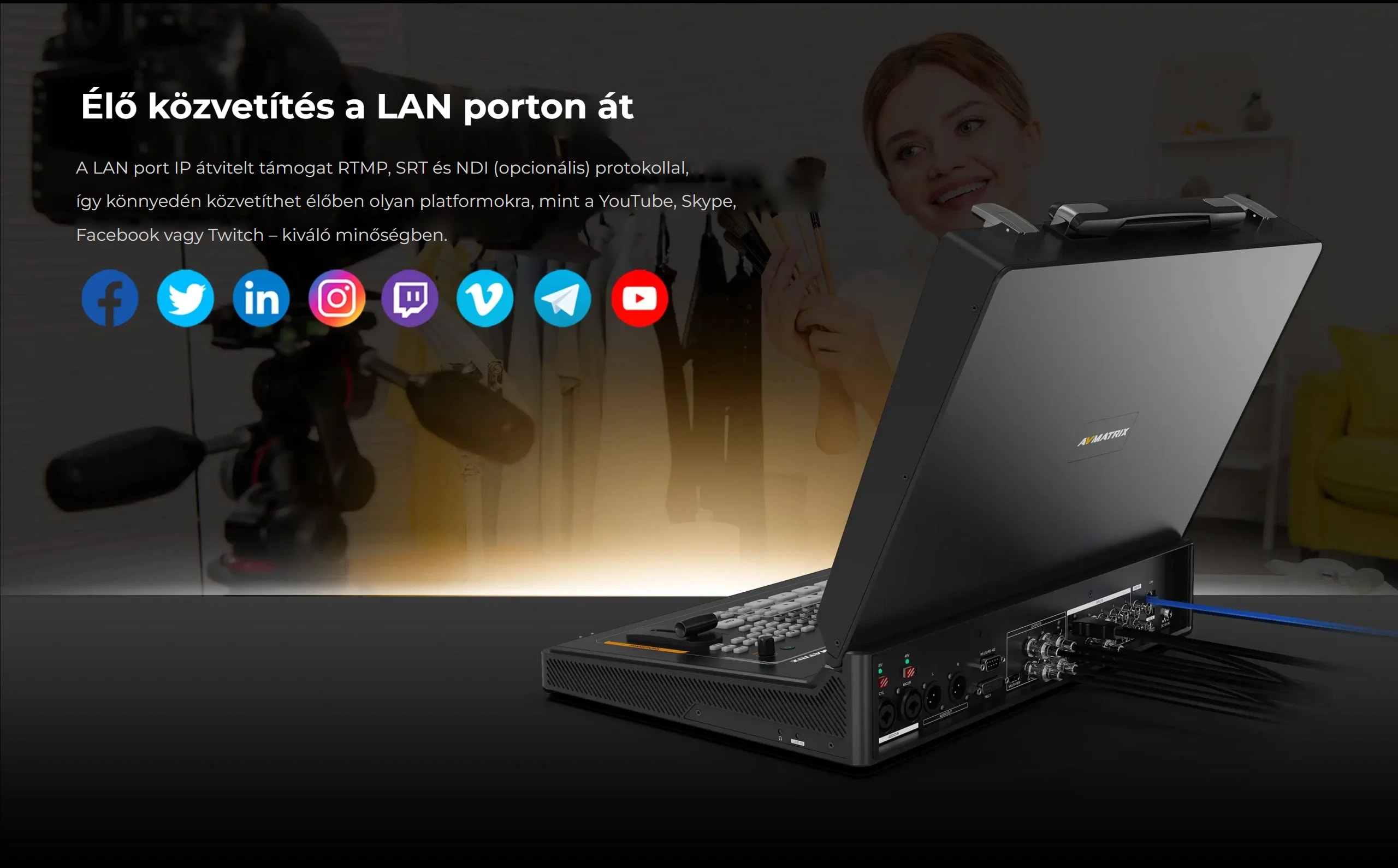 AVMATRIX Shark S8X Plus NDI