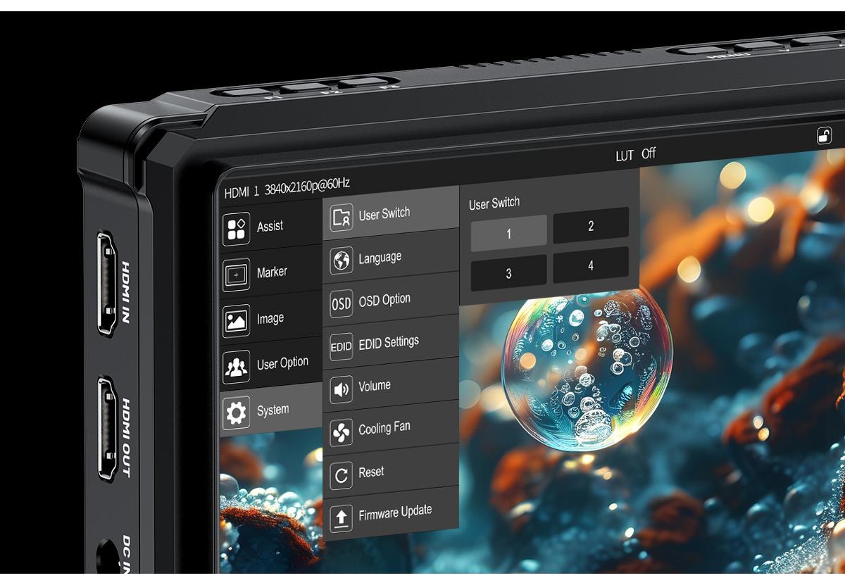 innovative menu monitor