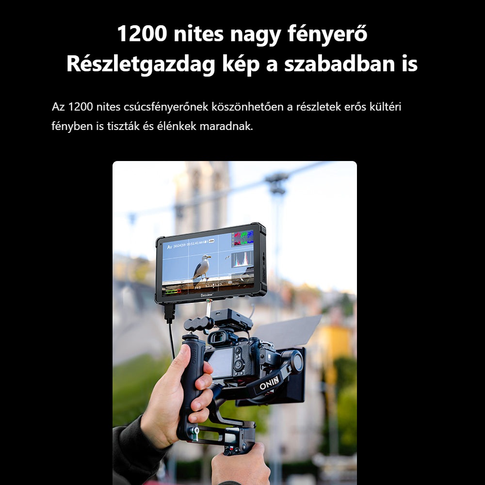 Desview OL7 – 1200 nites fényerő kültéri munkához