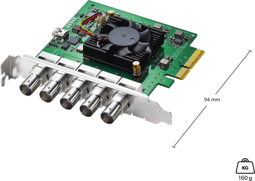 DeckLink Duo 2 – Méretek és beszerelés