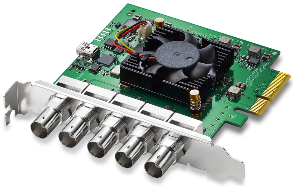 DeckLink Duo 2 – Öt BNC csatlakozó