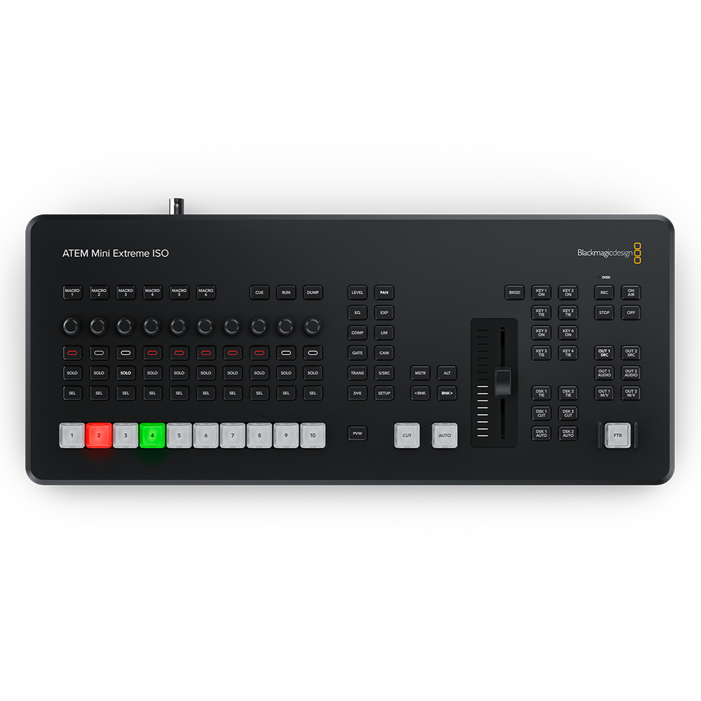 Přední panel ATEM Mini Extreme ISO G2