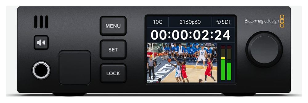 Blackmagic 2110 IP UpDownCross 12G – Pontos időzítés és kényelmes felügyelet