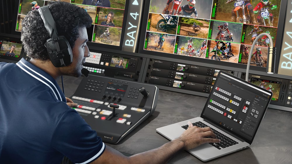 ATEM 4 M/E Constellation 4K Plus – Szoftver és hardverpanelek
