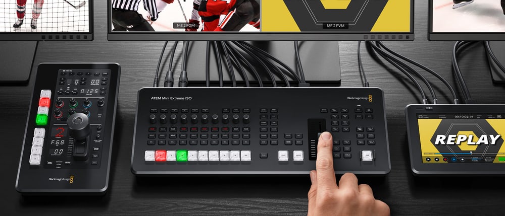 ATEM Micro Camera Panel – Blackmagic kamerák HDMI-n és SDI-n