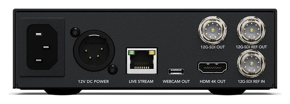 Blackmagic Streaming Decoder 4K – Tápellátás és kezelés