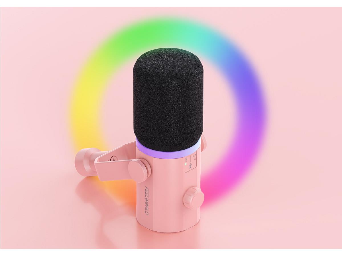 rgb effect microphone