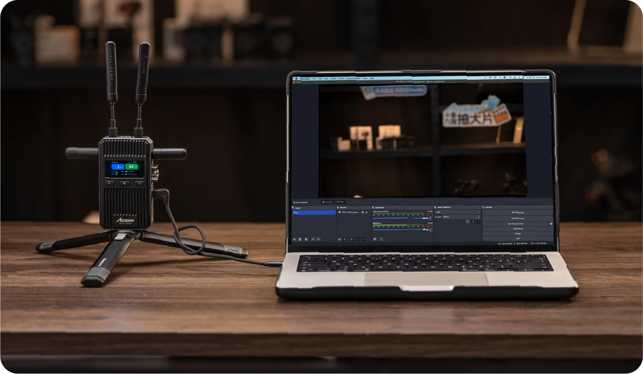 Kép közvetlenül a számítógépre · Accsoon CineView 2 SDI