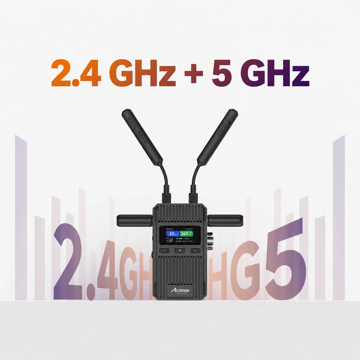 Két sáv egyszerre · Accsoon CineView 2 SDI