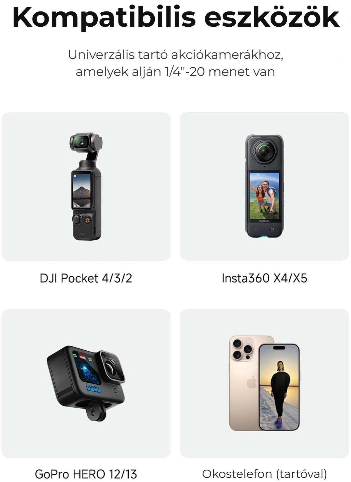 Kompatibilis eszközök