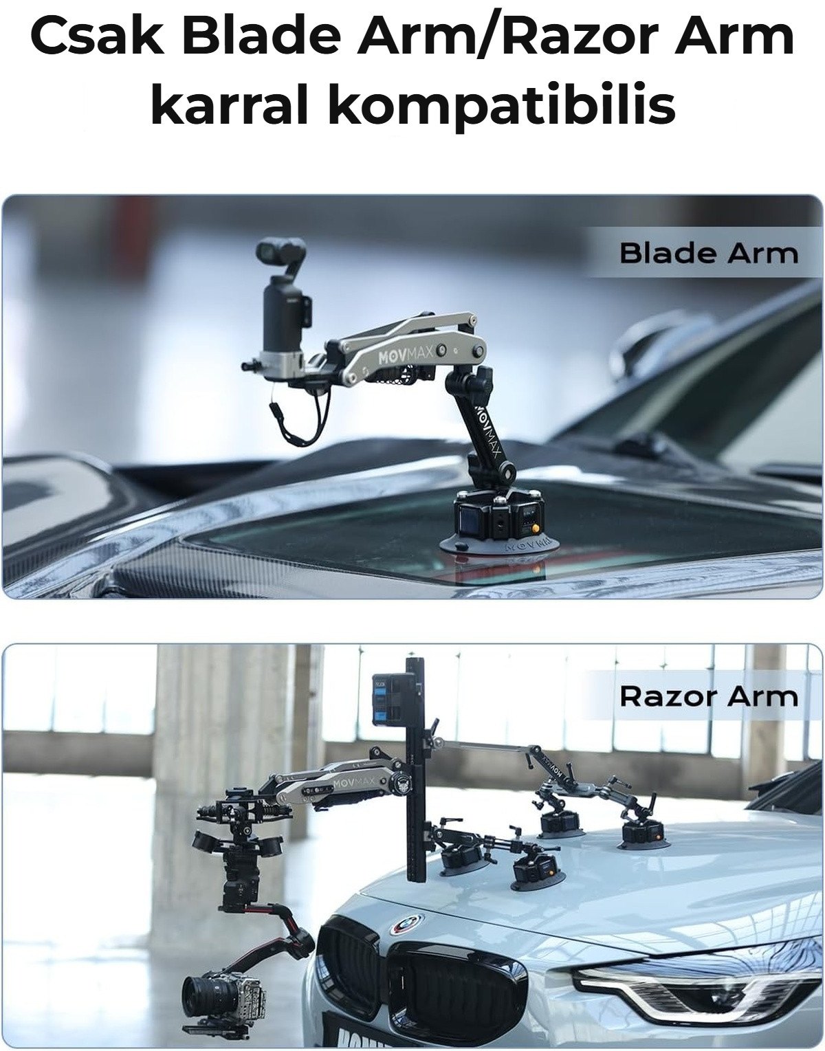 Csak Blade Arm és Razor Arm karhoz