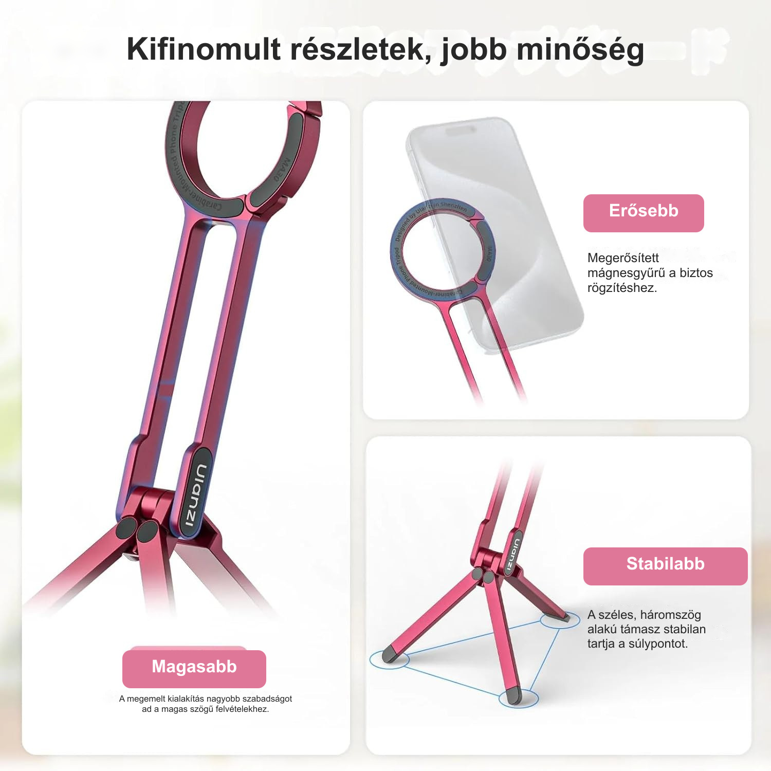 Kifinomult részletek, jobb minőség