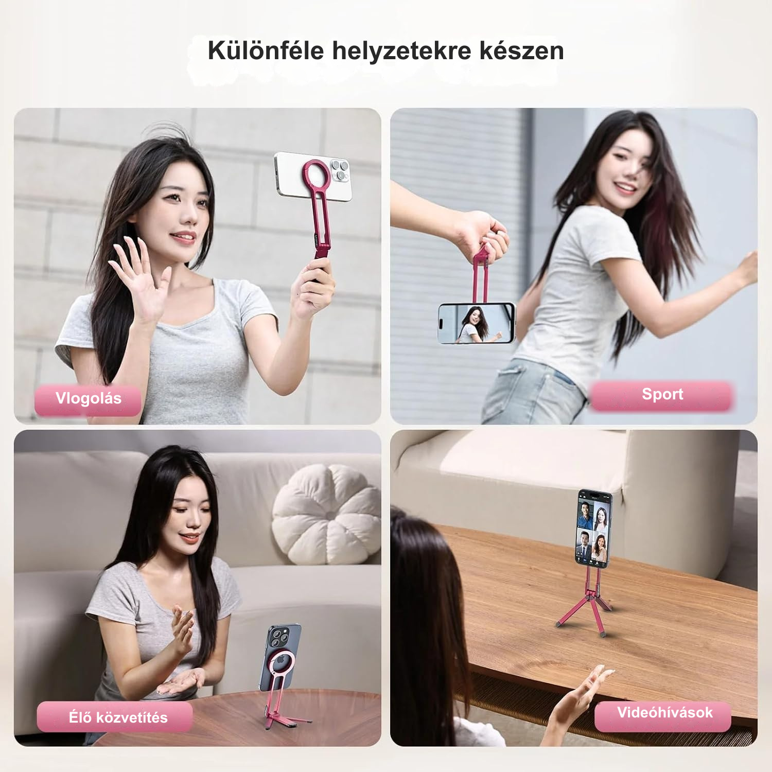 Különféle helyzetekre készen