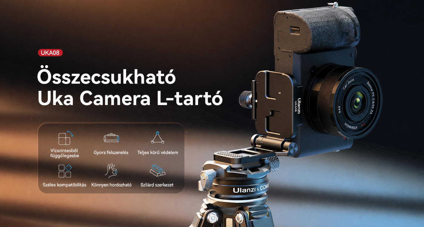 Uka Camera összecsukható L-tartó