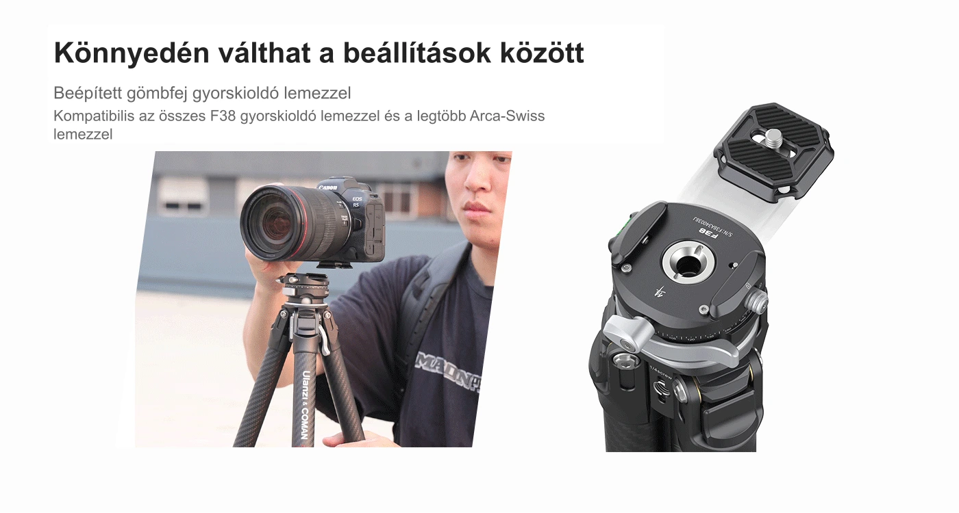 Könnyedén válthat a beállítások között