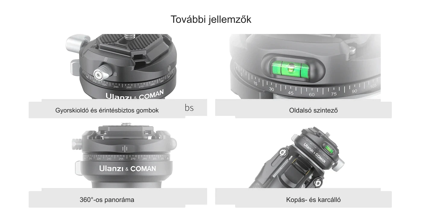 További jellemzők